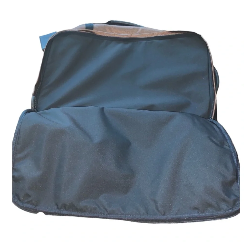 TUMI T2 Copper Brown Ballistic Nylon Messenger Laptop Carry On Travel Bag